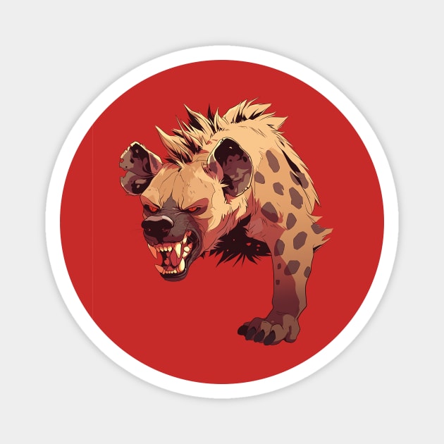 hyena Magnet by StevenBag